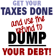 Use your refund to dump your debt