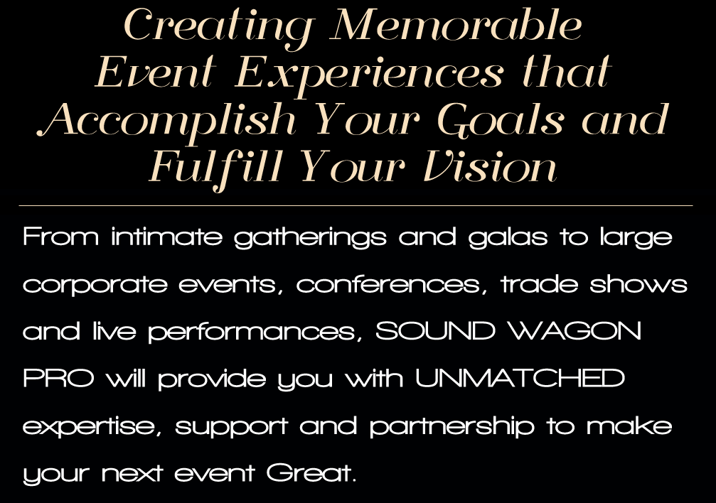 Creating Memorable Event Experiences 